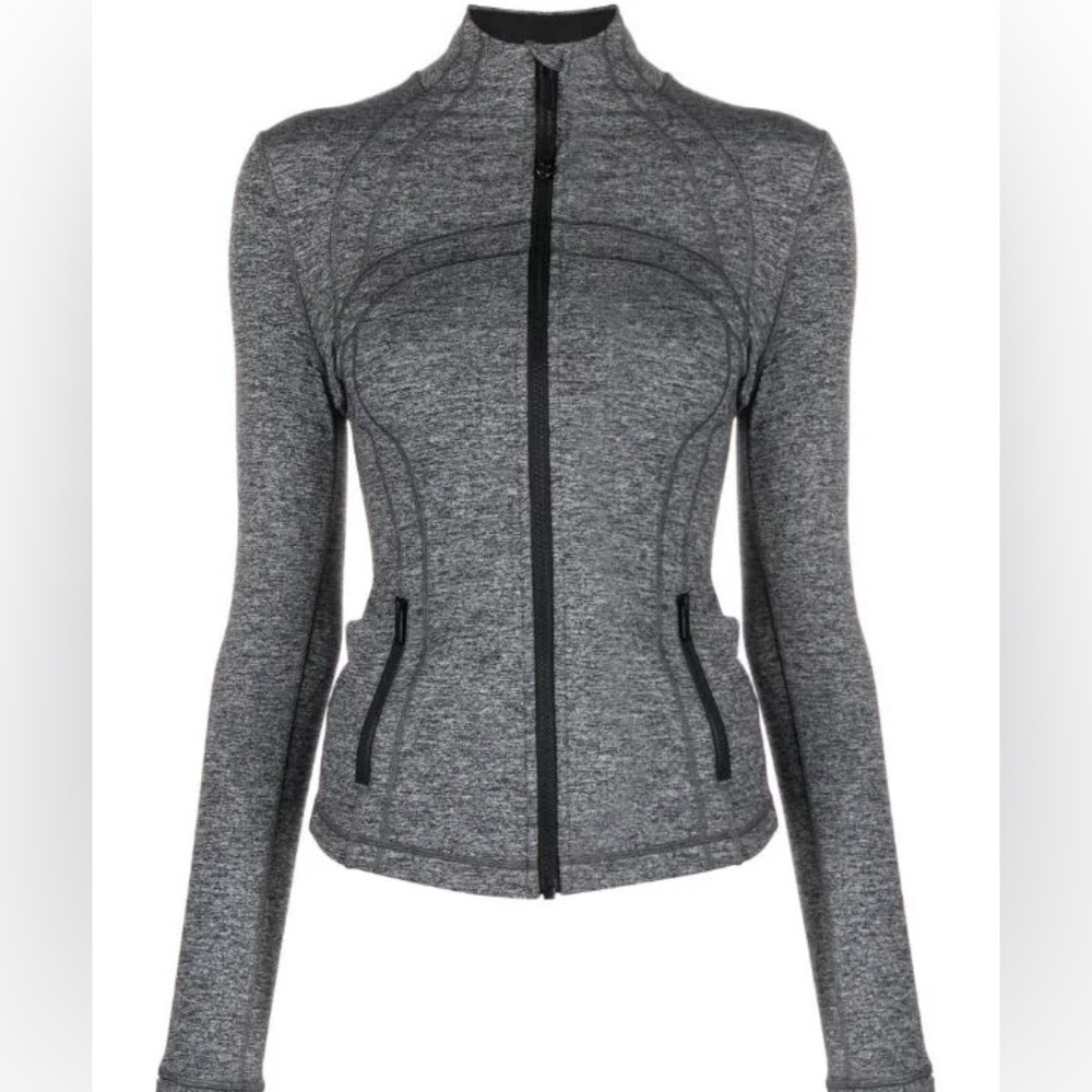 LULULEMOM DEFINE JACKET Luon Suited Jacquard Black White